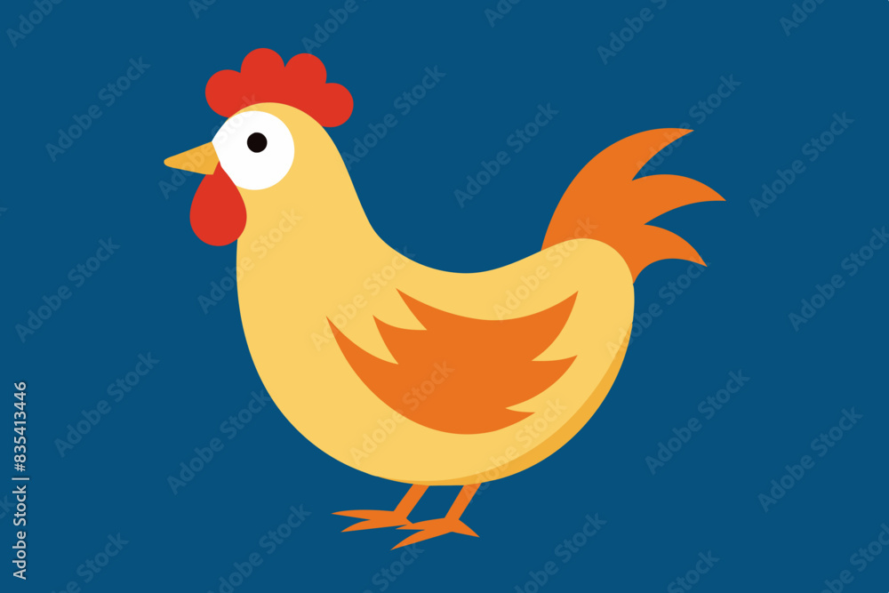gallian chicken vector illustration gallian chicken vector illustration
