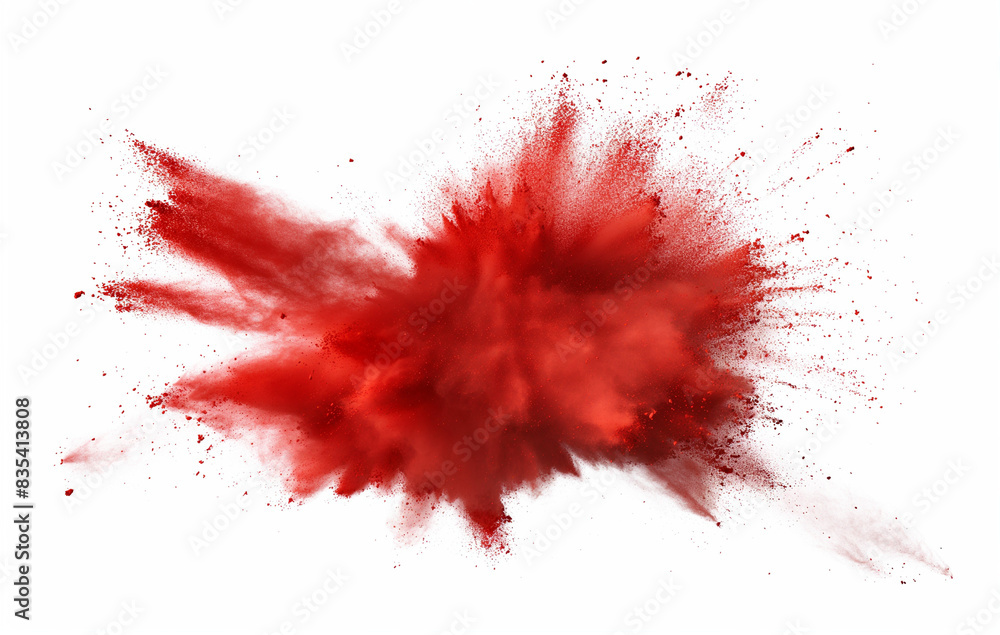 red ink splat, red color powder splash explosion on white background, isolated on white background, high resolution photography red ink splat, red color powder splash explosion on white background, isolated on white background, high resolution photography
