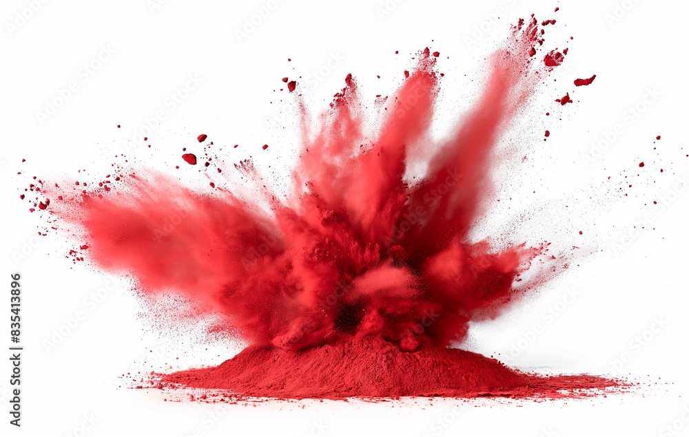 red splashes, red color powder splash explosion on white background, isolated on white background, high resolution photography red splashes, red color powder splash explosion on white background, isolated on white background, high resolution photography