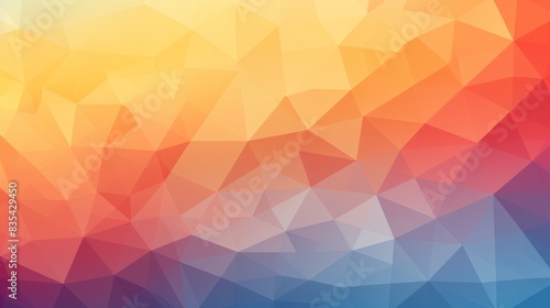 abstract background with colorful triangles
 photo