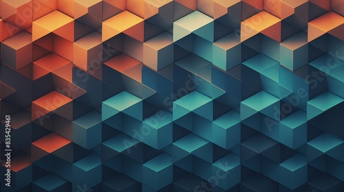 an abstract background with cubes
 photo