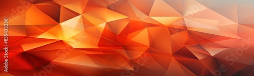 polygon design illustration orange gradient triangle template. Geometric illustration in Origami style