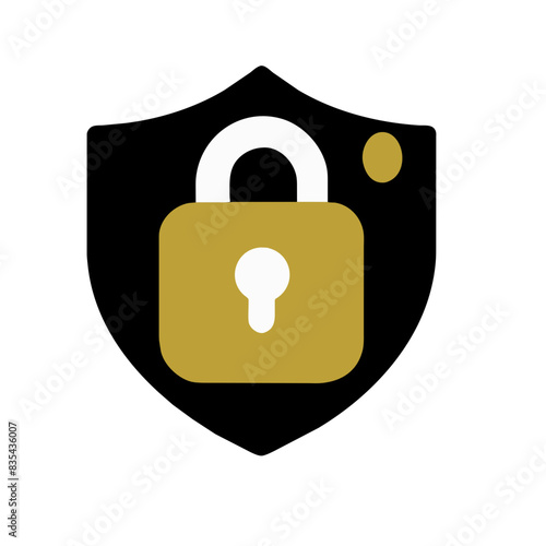 Cybersecurity icon AI Generated
