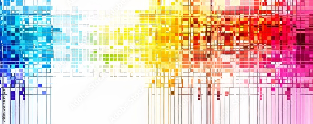 Abstract Rainbow Grid Background Abstract Rainbow Grid Background