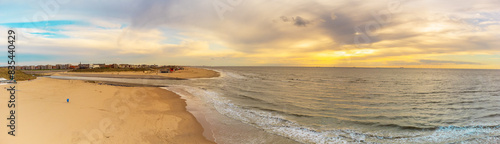 Beautiful Coastline of the nordic sea in the Netherlands