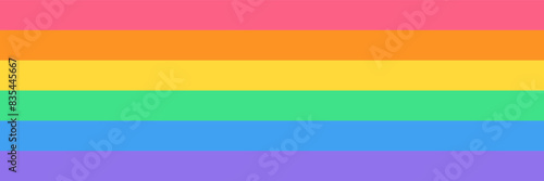 Rainbow pride flag of LGBT organization. Vector illustration.