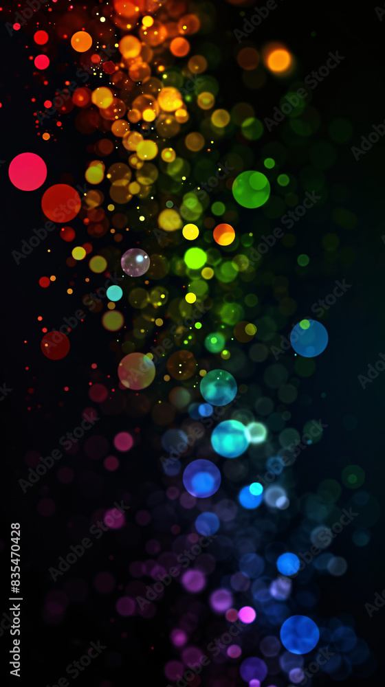 Abstract rainbow bokeh background Abstract rainbow bokeh background