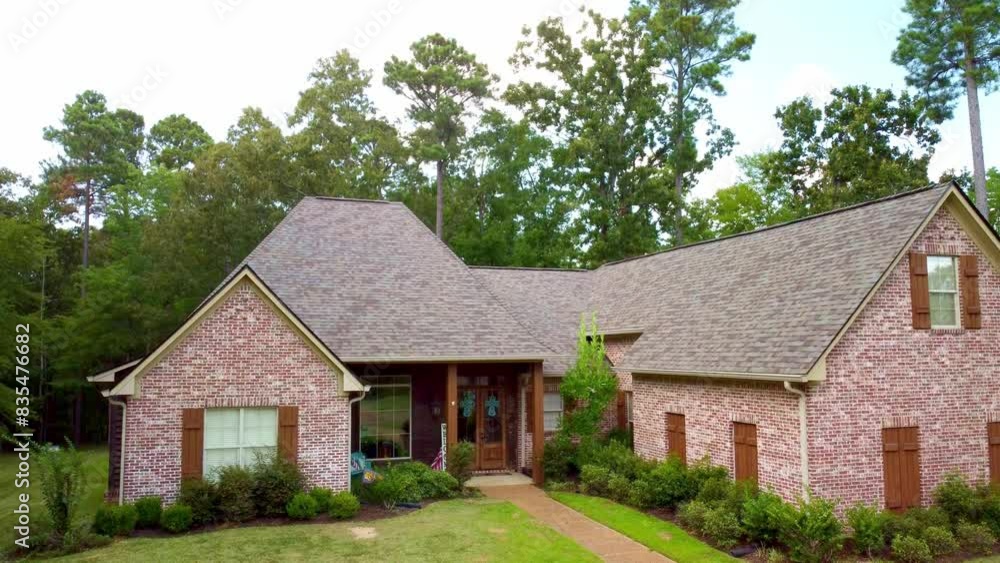 House with new shingle roof House with new shingle roof