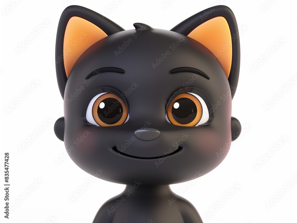 3d render cat emoji avatar 3d render cat emoji avatar