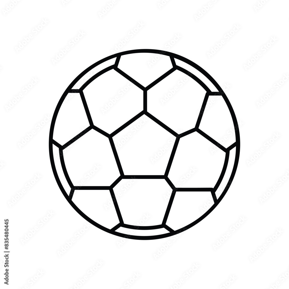 Fototapeta premium Soccer Ball vector icon