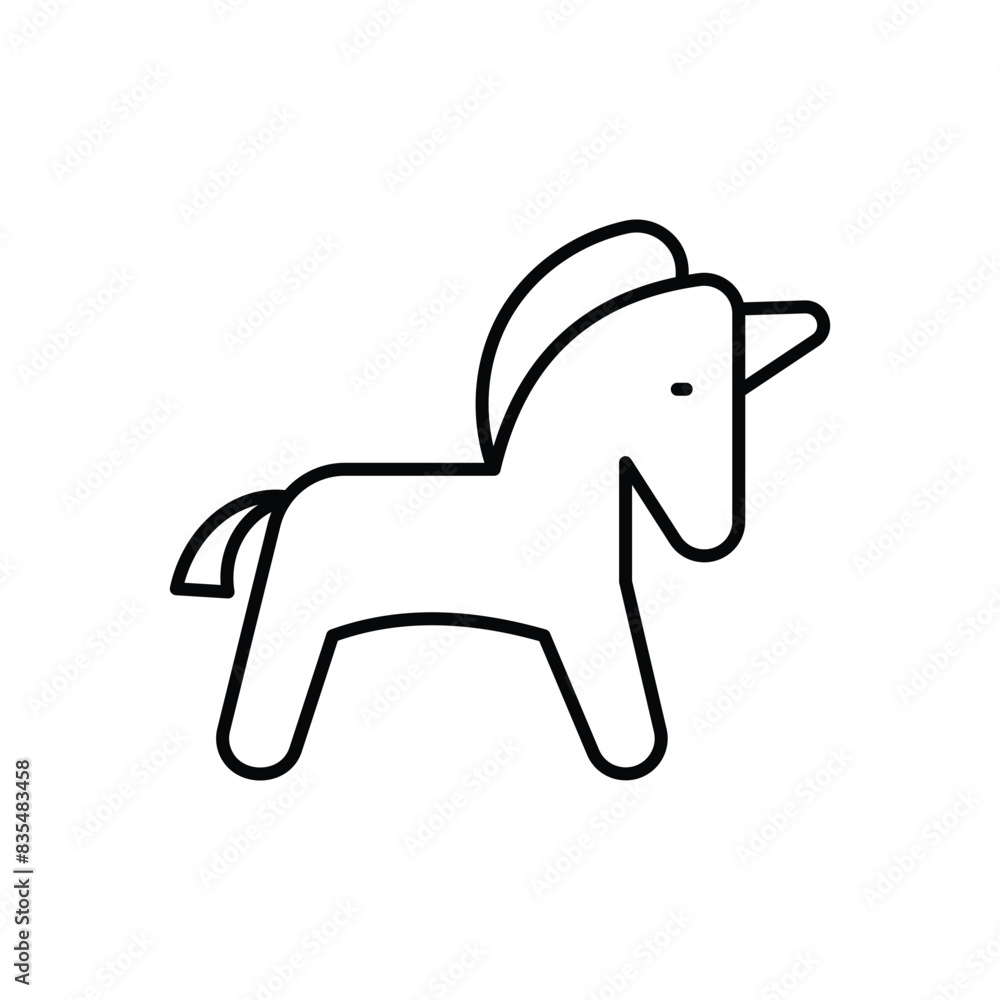 Unicorn vector icon