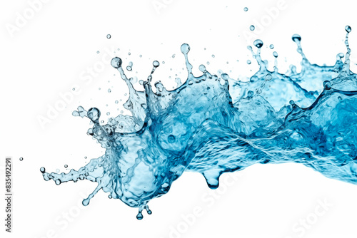 water splash isolated on white background
