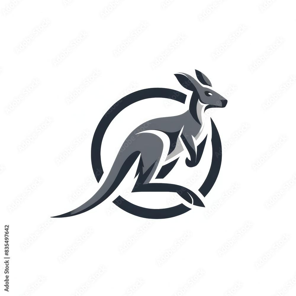 Modern sleek kangaroo logo, minimalist, dynamic, versatile Modern sleek kangaroo logo, minimalist, dynamic, versatile