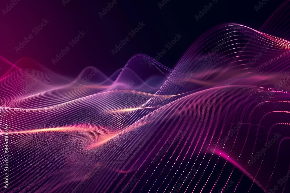 flowing speed lines on dark background futuristic motion graphics