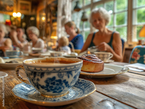 Swedish cafe in the afterno...