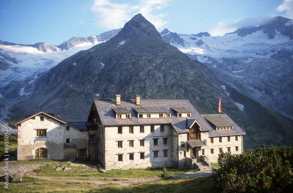 Berlinder Hütte in den Zillertaler Alpen in Österreich - Tour 2001