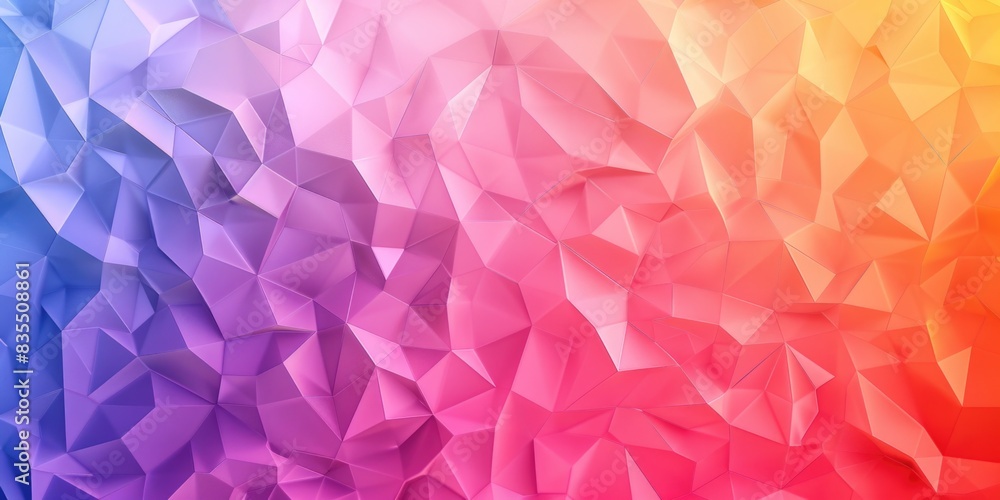 Multicolored Paper Triangles Background Multicolored Paper Triangles Background