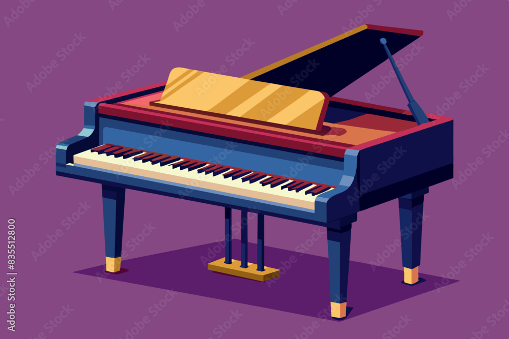 piano vector illustration