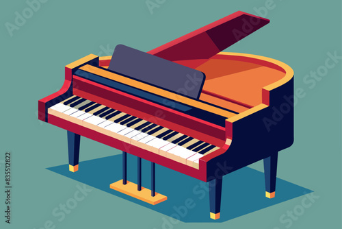 piano vector illustration