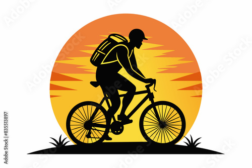 bicycle vector t-shirt design vector illustration