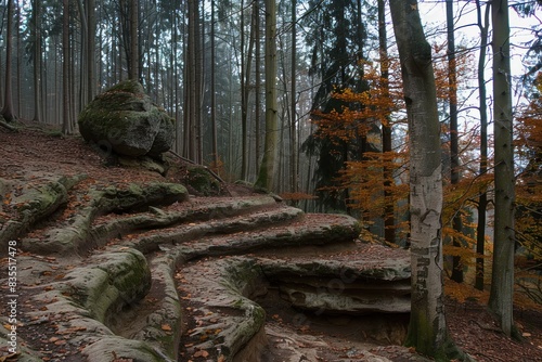 Rock labyrinth Luisenburg () photo