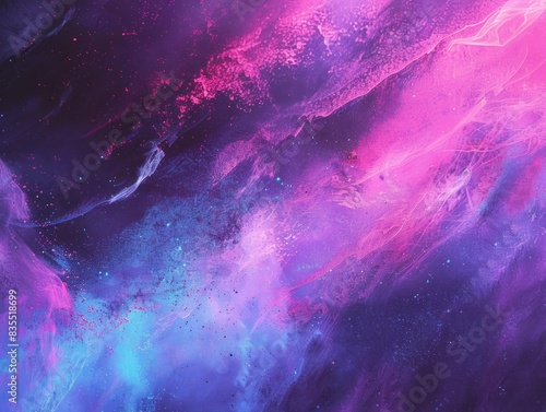 Random, abstract, modern background in purple and cyan © Tisha