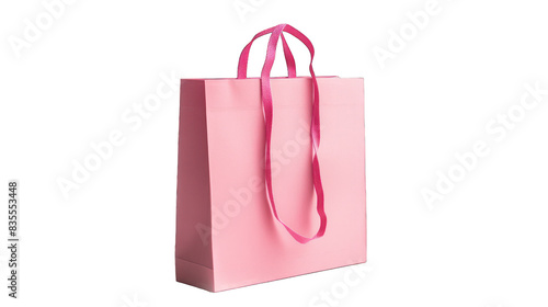 Wallpaper Mural Pink paper bag isolated on a transparent background Torontodigital.ca