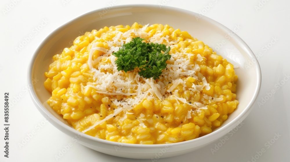 Risotto is a typical Northern Italian mixed rice dish food menu dish. Risotto is a typical Northern Italian mixed rice dish food menu dish.