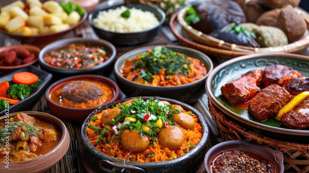 African Traditional Cuisine Food Collection African Traditional Cuisine Food Collection