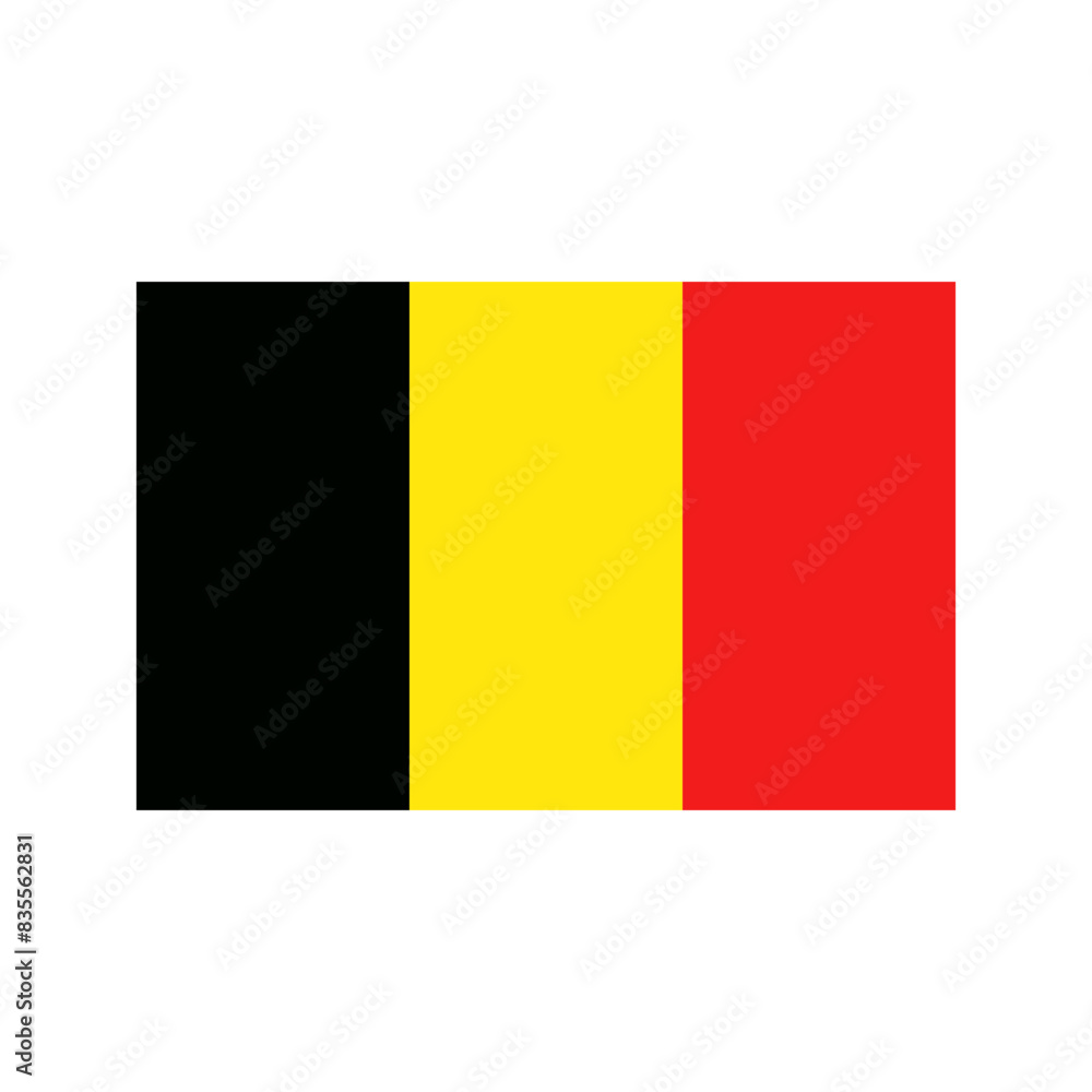 Fototapeta premium Belgium flag