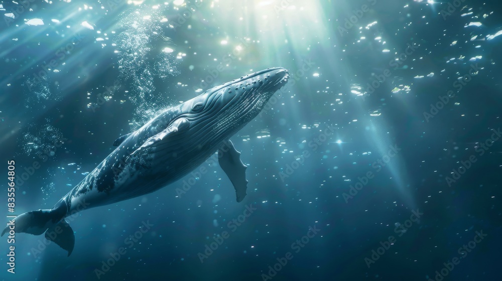 Fototapeta premium dolphin in the water