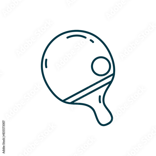 Ping-pong pingpong sport line icon