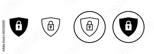 Security icon vector isolated on white background. protection icon. privacy. vpn