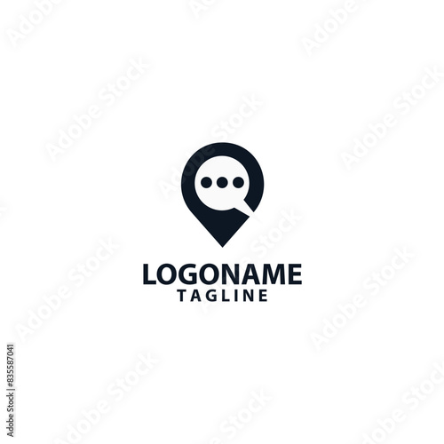 bubble trak logo design vector
