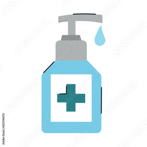 Hand sanitizer icon clipart avatar logotype isolated vector illustration