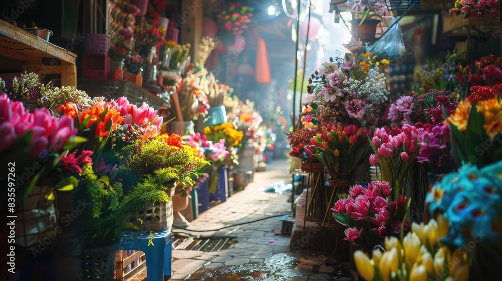 Floral products marketed in Asia