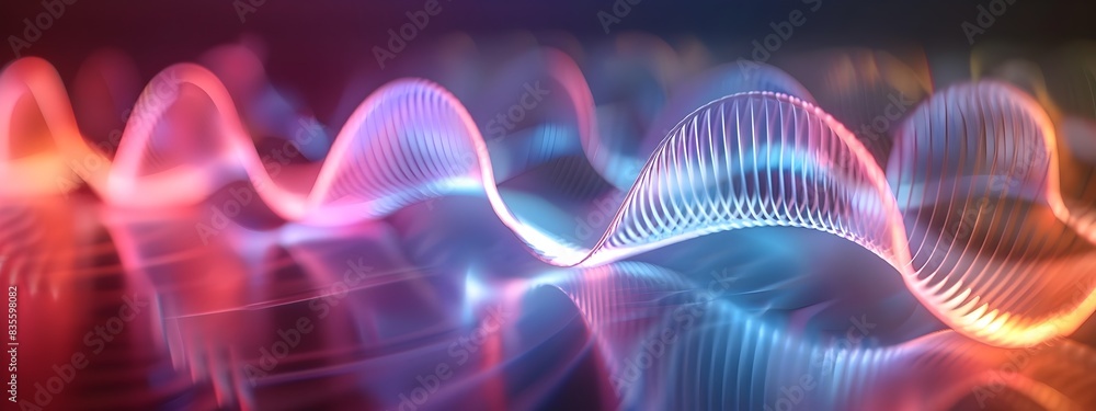 Harmonic Oscillator Visualization Fluid Waves and Vibrant Frequencies Harmonic Oscillator Visualization Fluid Waves and Vibrant Frequencies