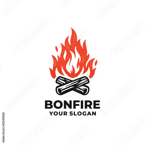 Bonfire logo vector