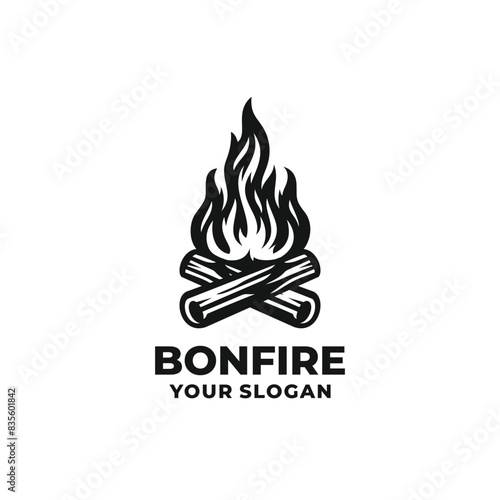 Bonfire logo vector
