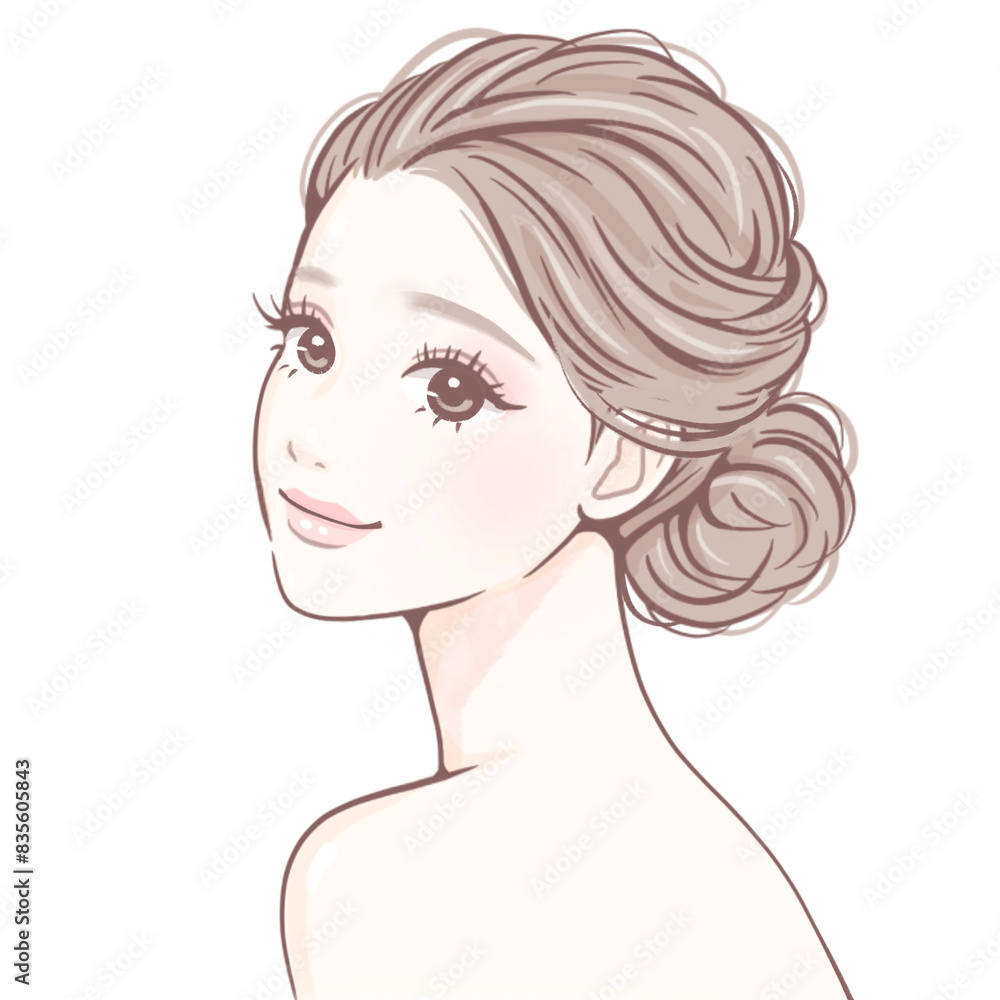 女性・女の子のイラスト素材 女性・女の子のイラスト素材