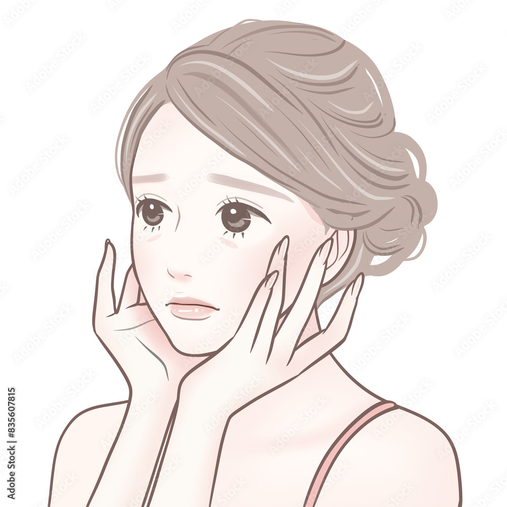 女性・女の子のイラスト素材 女性・女の子のイラスト素材