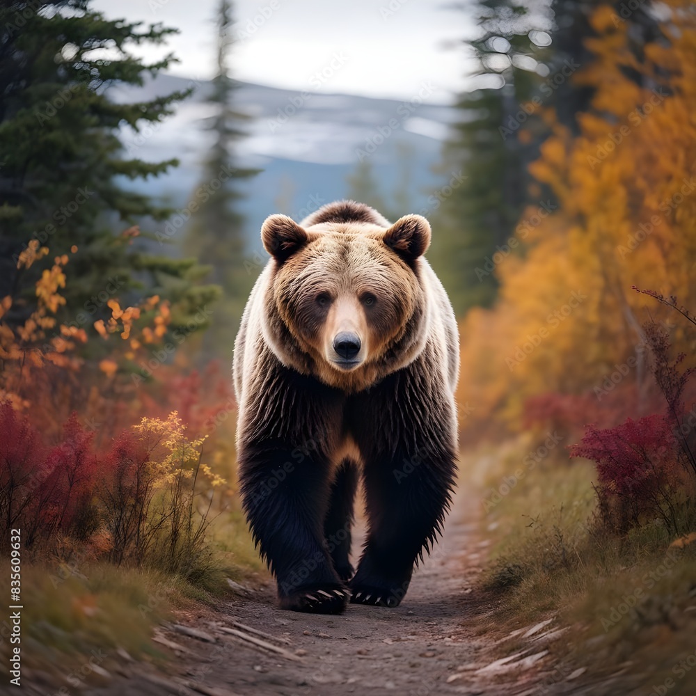 Walking bear Walking bear