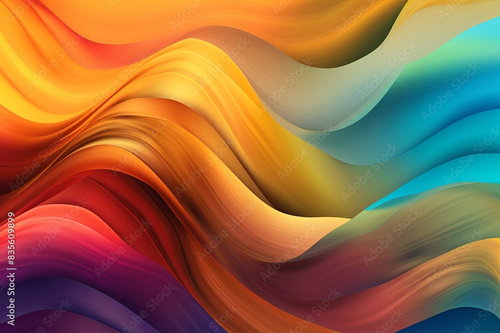 Abstract Background with Colorful Gradients and Movement Abstract Background with Colorful Gradients and Movement
