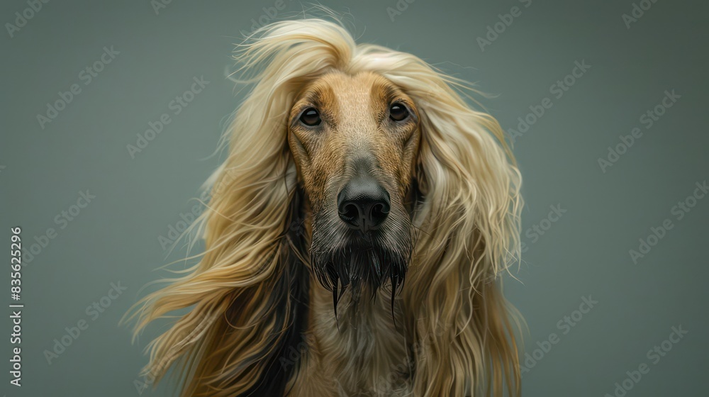 afghan hound dog portrait wallpaper with good expression and blurred neutral background
afghan hound dog portrait wallpaper with good expression and blurred neutral background