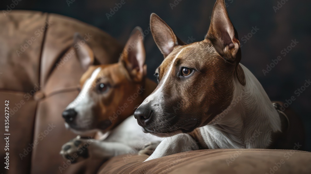 bull terriers dog portrait wallpaper with good expression and blurred neutral background
bull terriers dog portrait wallpaper with good expression and blurred neutral background