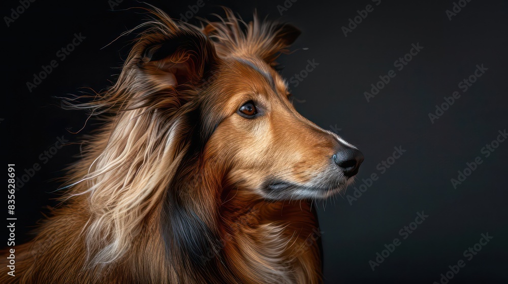 collie dog portrait wallpaper with good expression and blurred neutral background
collie dog portrait wallpaper with good expression and blurred neutral background