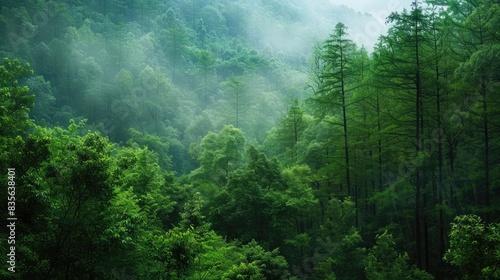 The splendid greens of nature captivate you photo
