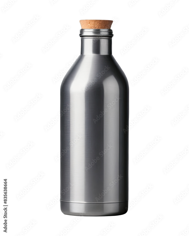 A metal bottle on a Transparent Background A metal bottle on a Transparent Background