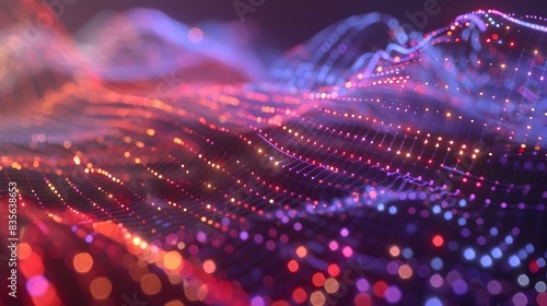 Wallpaper Mural Captivating Abstract Light Patterns with Vibrant Neon Glow and Futuristic Dynamism Torontodigital.ca