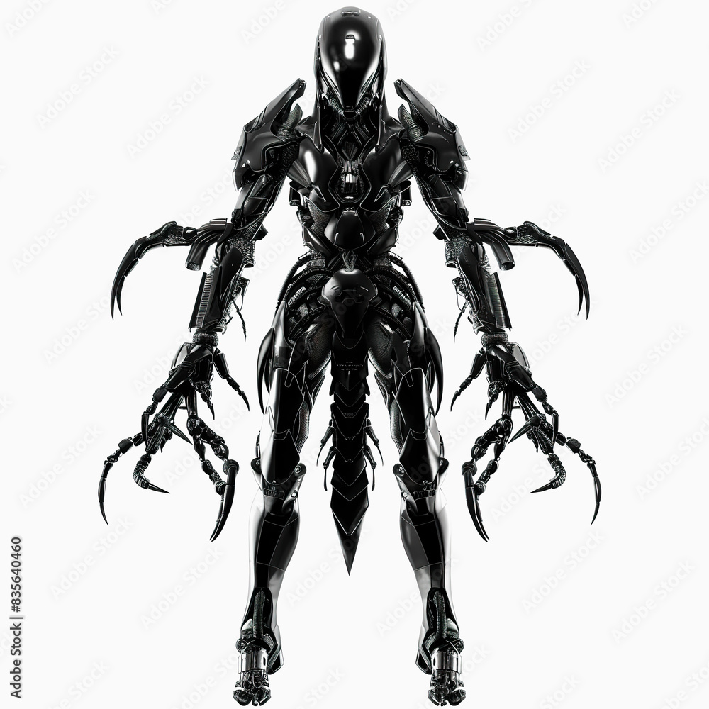 3D spider cyborg cartoon character. Realistic robot spider cartoon design 3D spider cyborg cartoon character. Realistic robot spider cartoon design